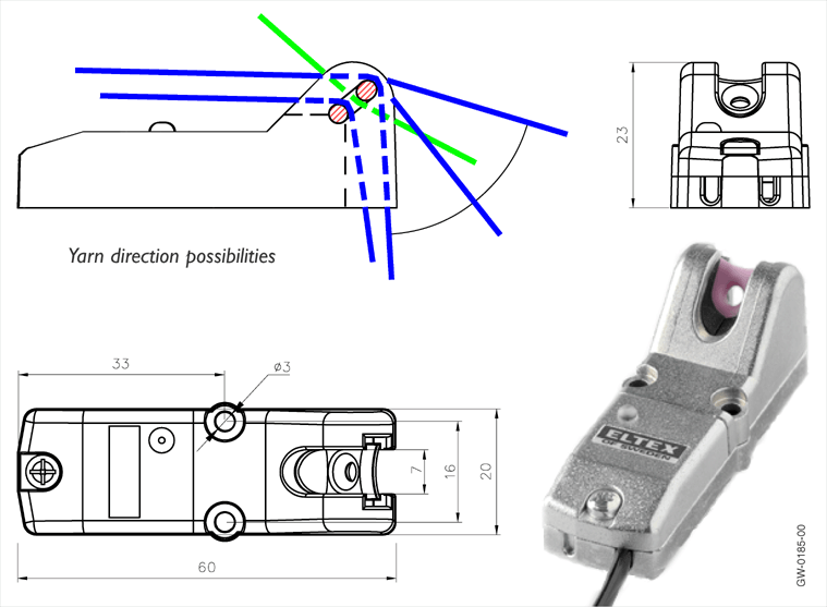 UPG Yarn Thread break detector for DS9C and high speed machines Bag