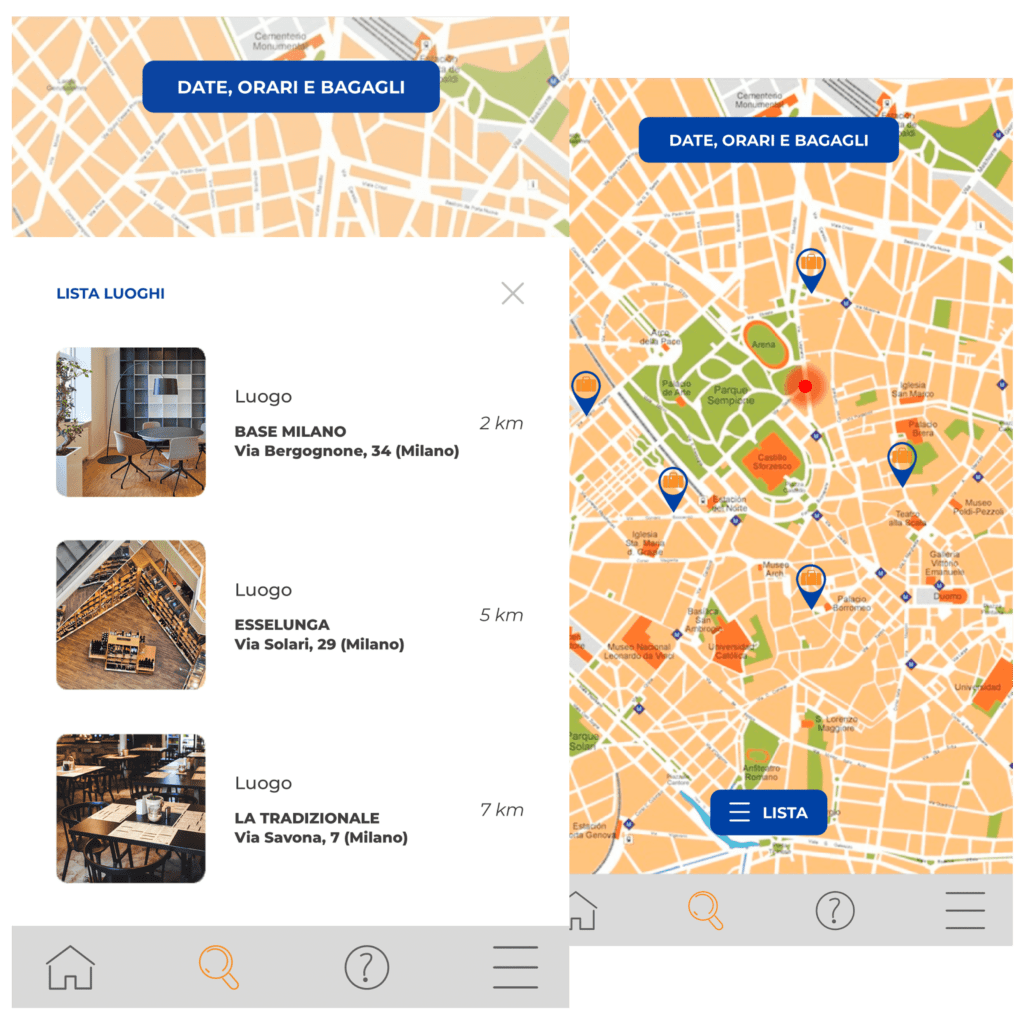 Luggage storage near you Bags Parking