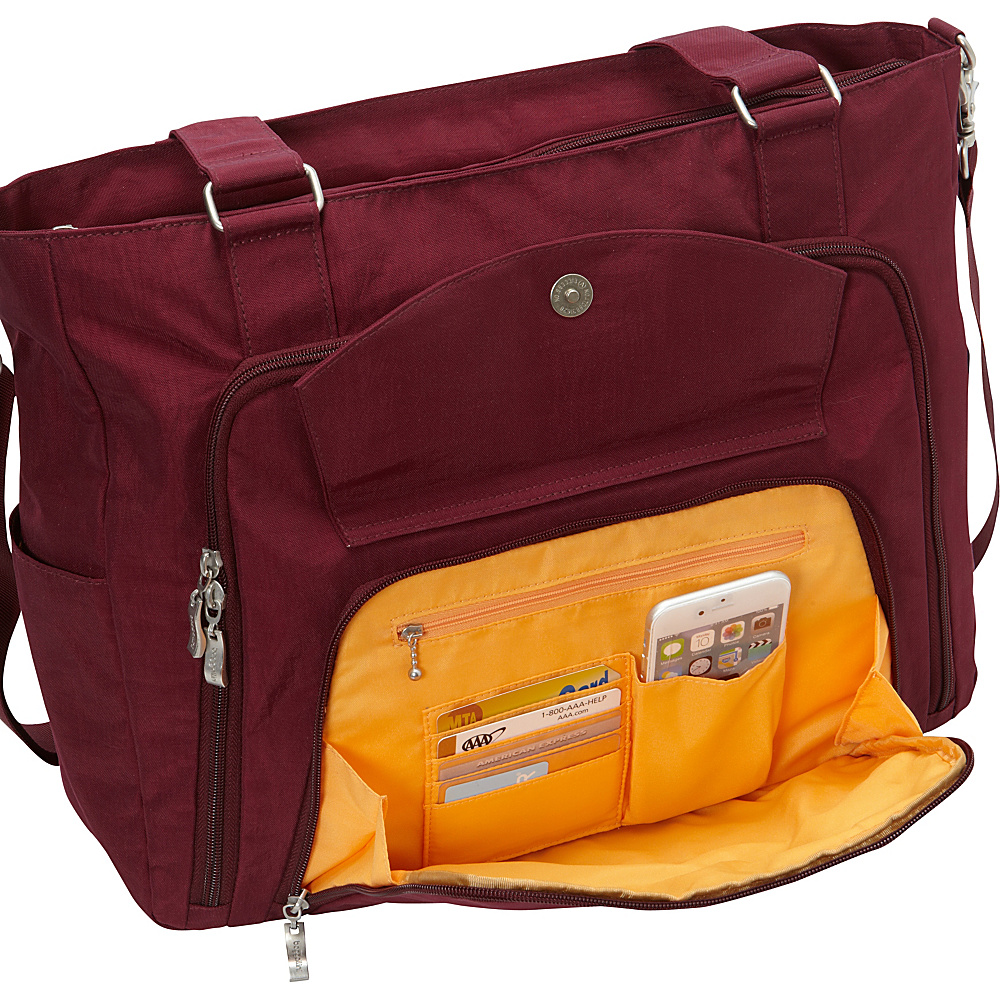 Baggallini Laptop Tote. Baggallini Avenue Travel Tote, Charcoal, One Size.