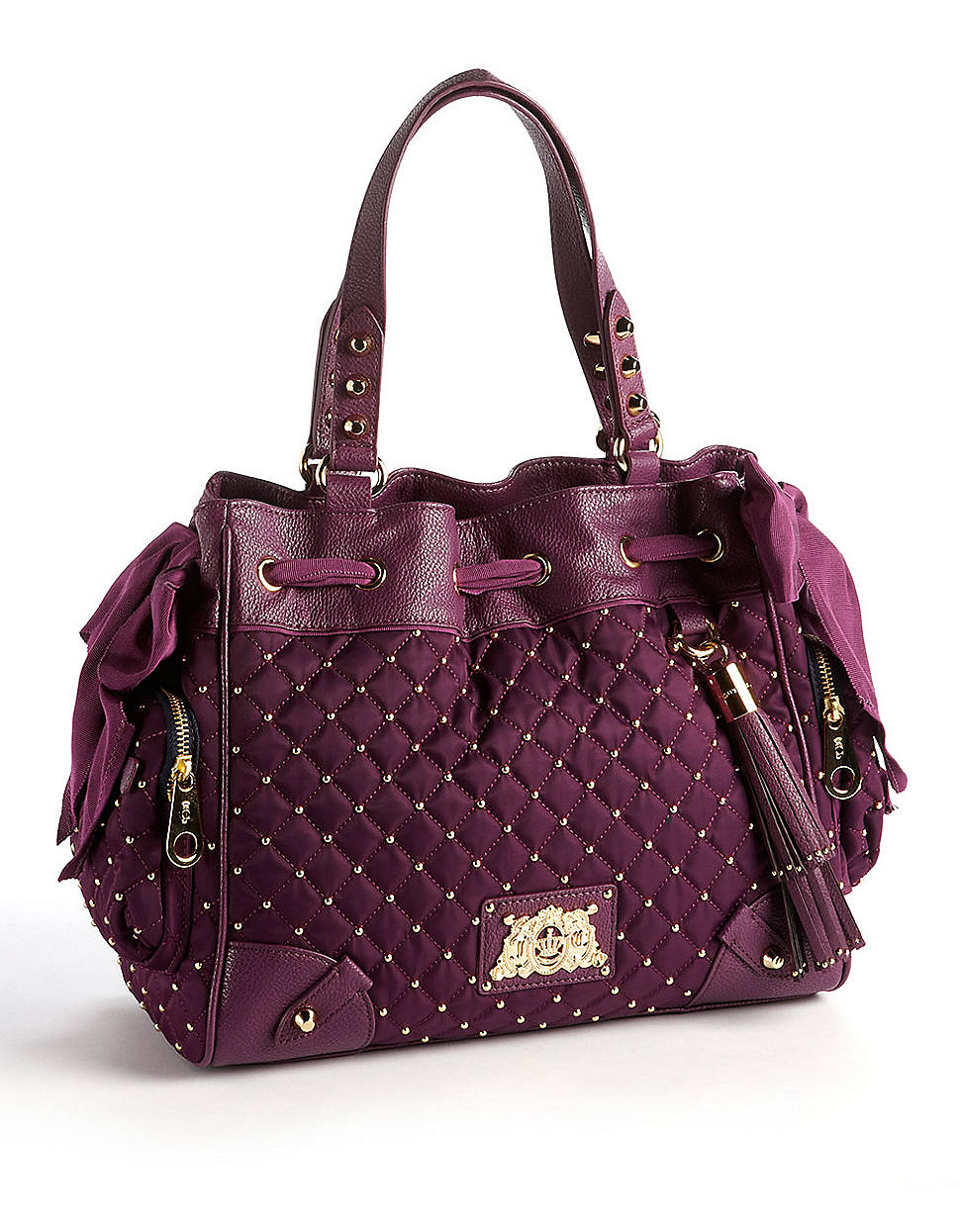 Juicy Couture bags. Juicy Couture Fairmont Fairytale Velour Tote, Pitch