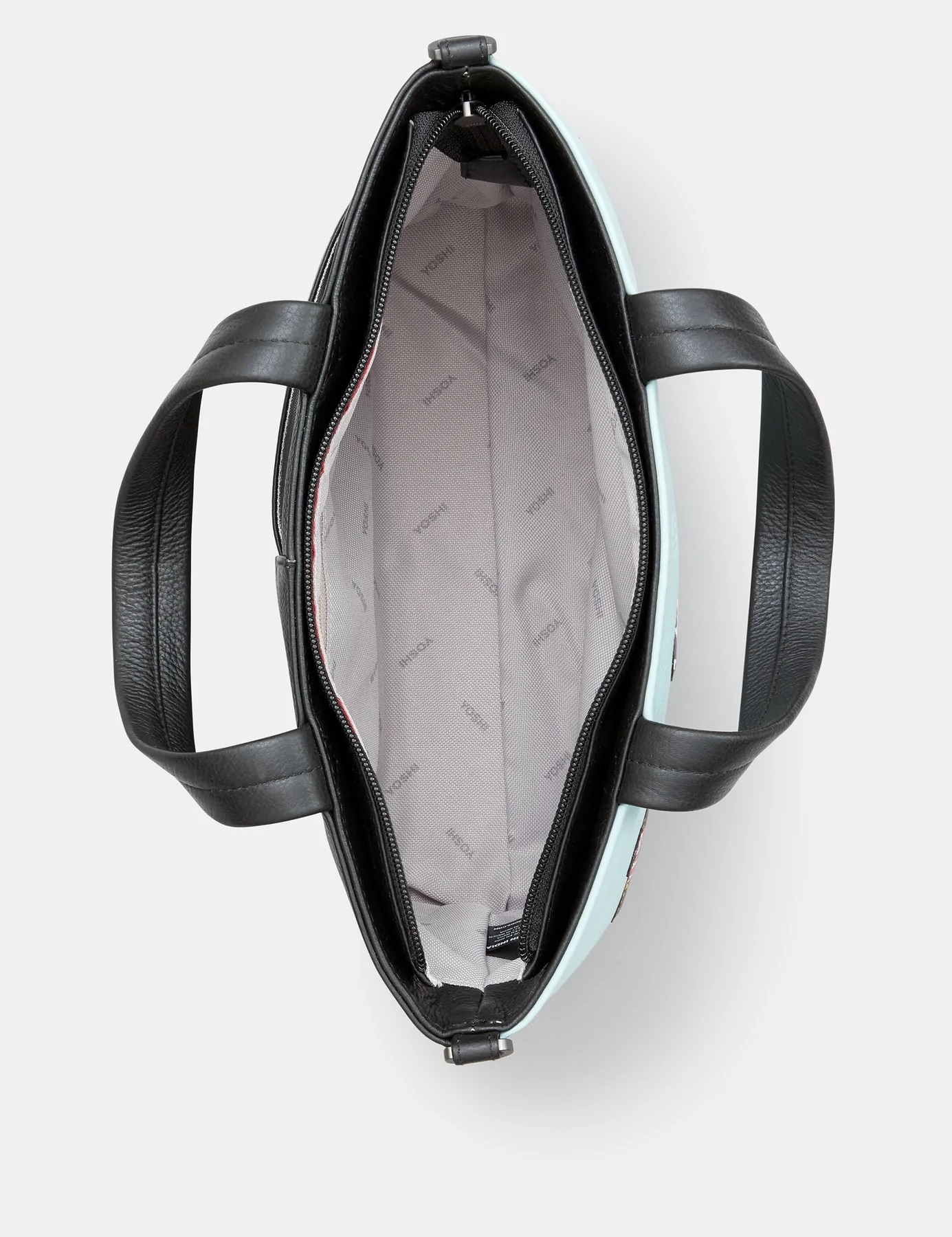 Bagswithclass Yoshi Party Dogs Leather Grab Handbag, Handbags, BWC