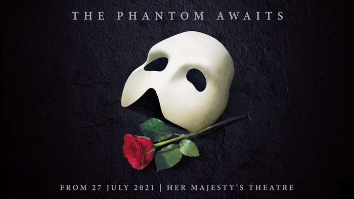 Phantom of the Opera la comédie musicale culte de retour à Londres en juillet 2021