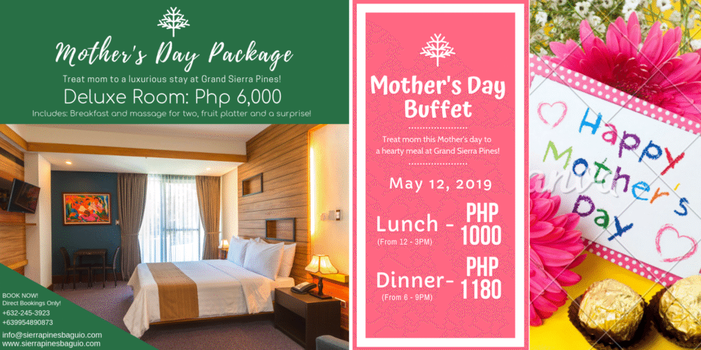 Mother's Day Promo 2019 in Baguio City Baguio City Guide