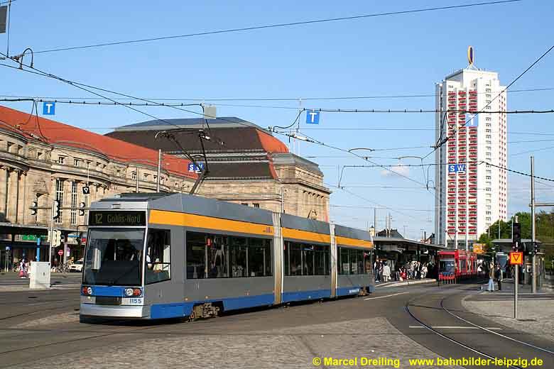 LVB 1155 am Hauptbahnhof