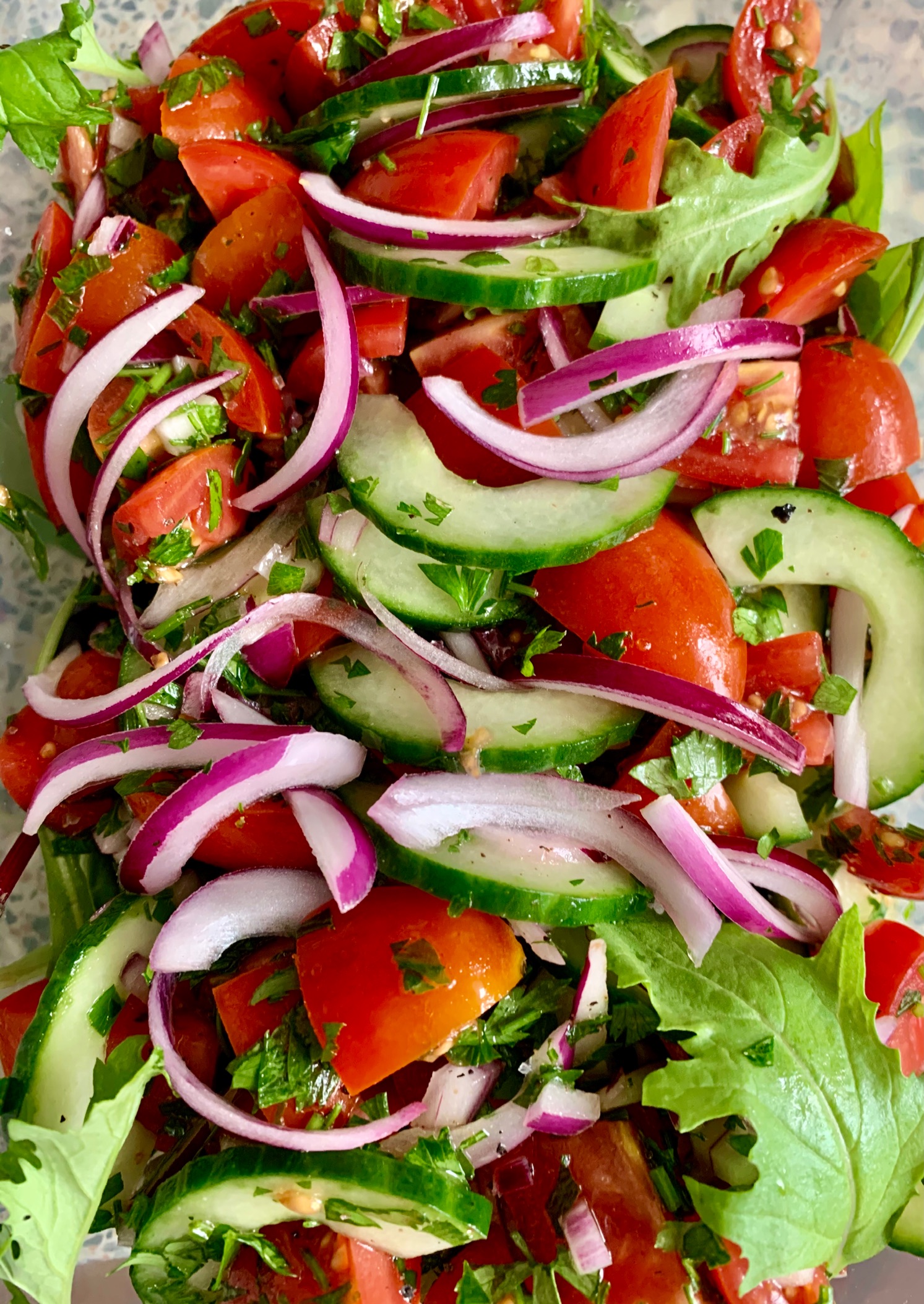 Zonnige tomatensalade Bahya