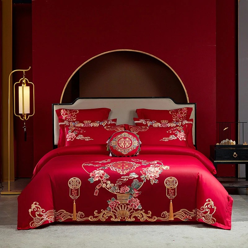 China Experience Ultimate Comfort Wedding Bedding Set, Exquisite
