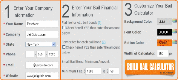 Bail Bond Calculator Instructions on How To calculate Bail