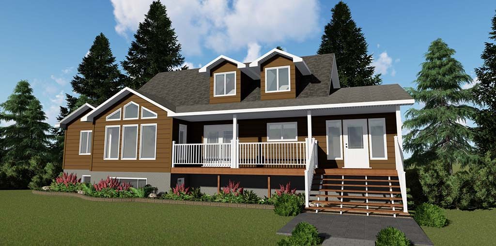 2 Storey Rtm Homes Saskatchewan Lots of big windows in the open