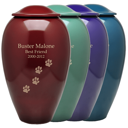 Premium Brass Pet Cremation Urns New Memorials Direct