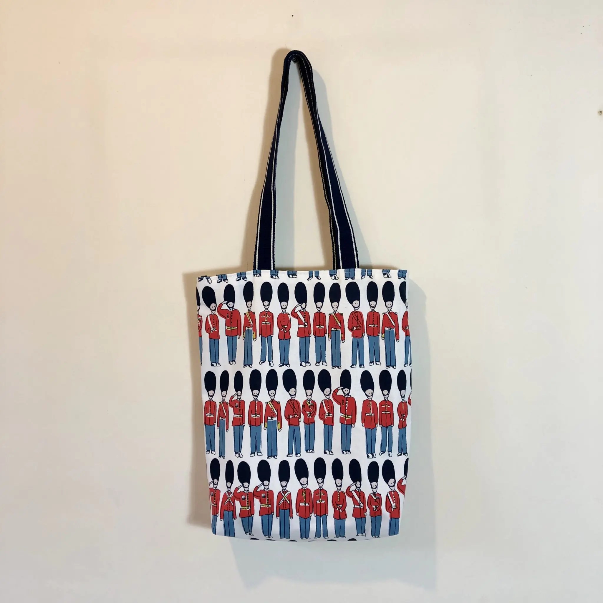 Guards slouchy Tote Bag fabric by Cath Kidston Baish Designs
