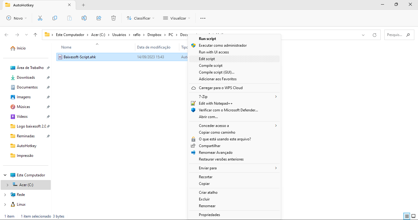AutoHotkey Portable para Windows Download
