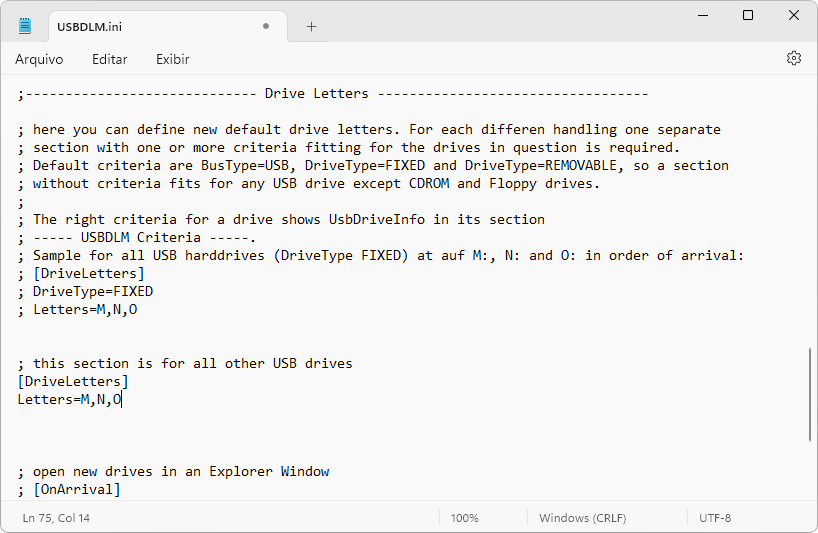 USBDLM USB Drive Letter Manager para Windows Download