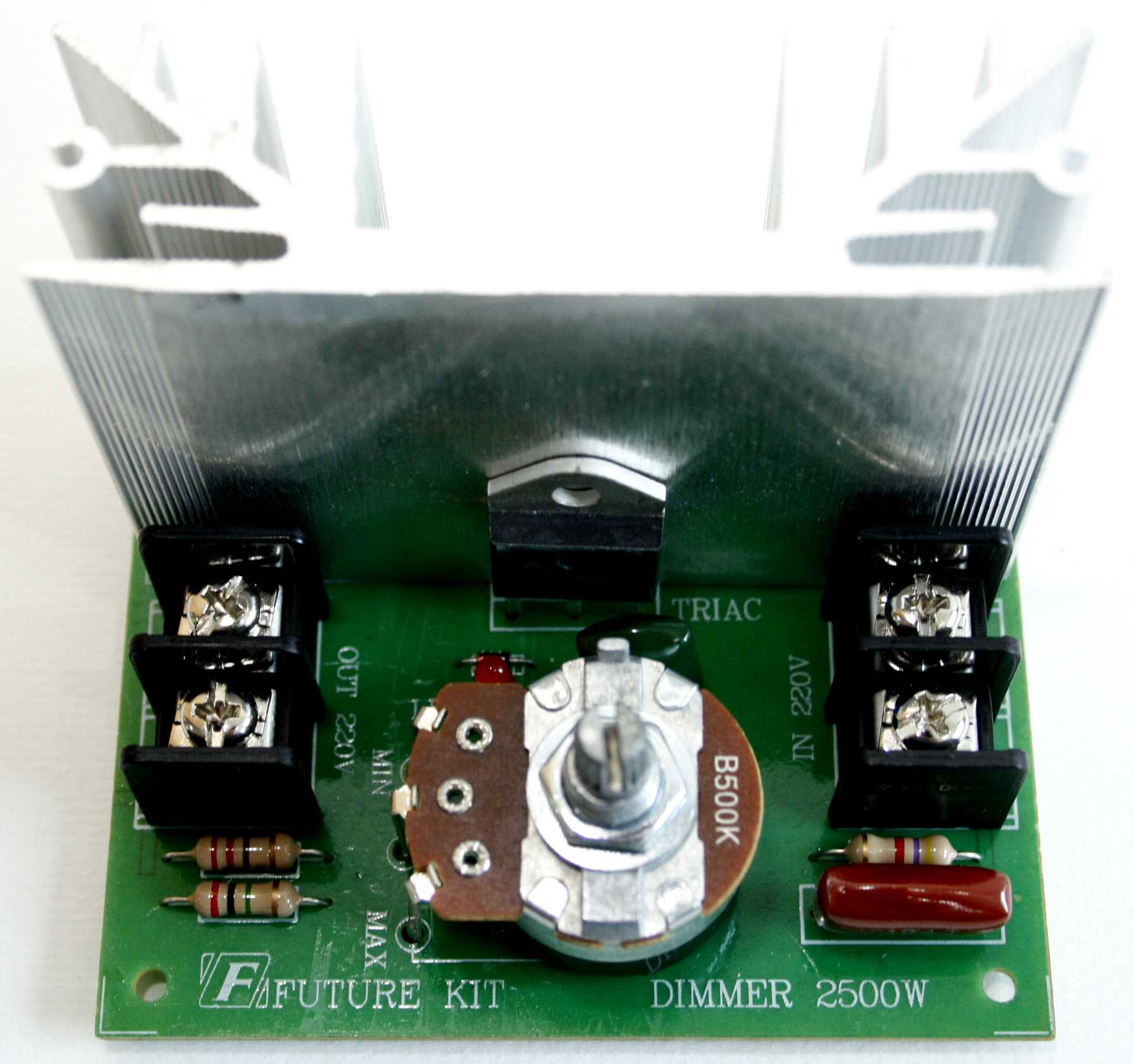 FK418 LIGHT DIMMER 2500W WITH HEAT SINK