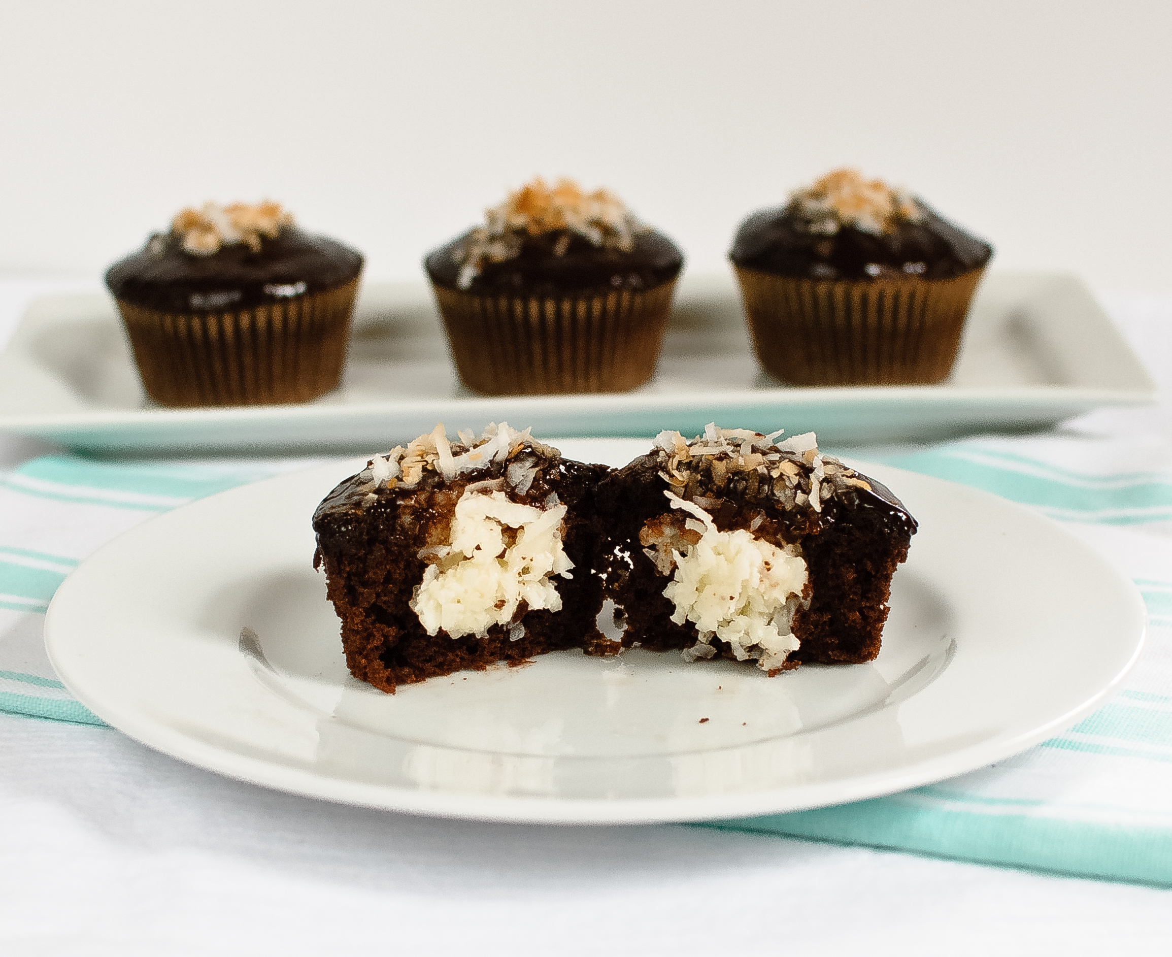 Mounds Cupcakes Baked In