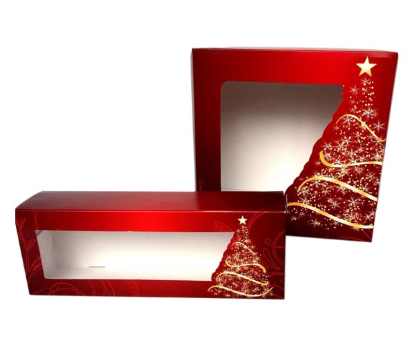 Custom Printed Christmas Cake Boxes Wholesale Christmas Cake Packaging