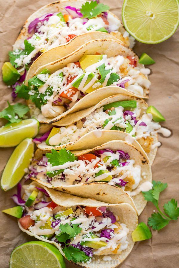 Fish Tacos Recipe with Best Fish Taco Sauce on