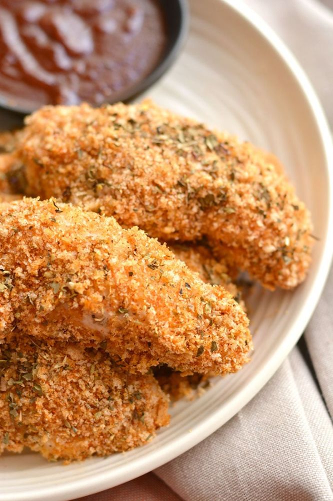 Healthy Baked Chicken Tenders on