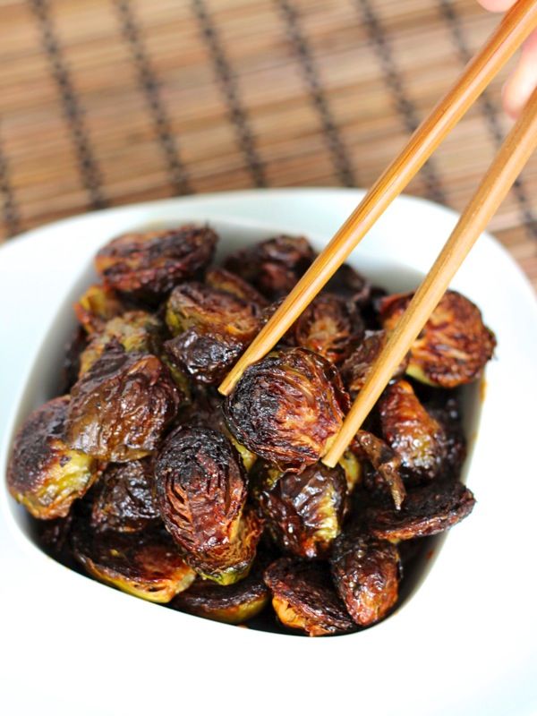 Crispy Asian Brussels Sprouts on