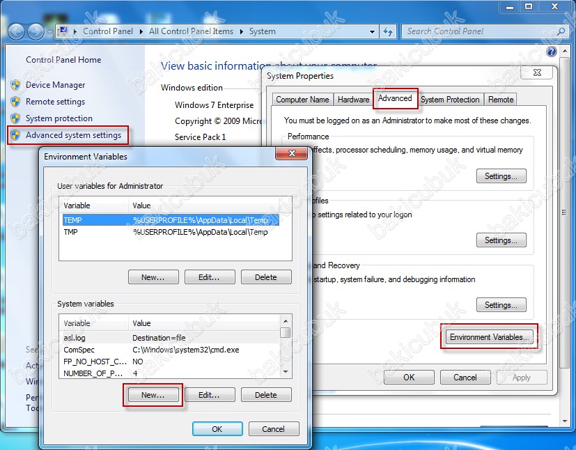 Windows 7 64 Bit EBeyanname Çalıştırma Baki CUBUK