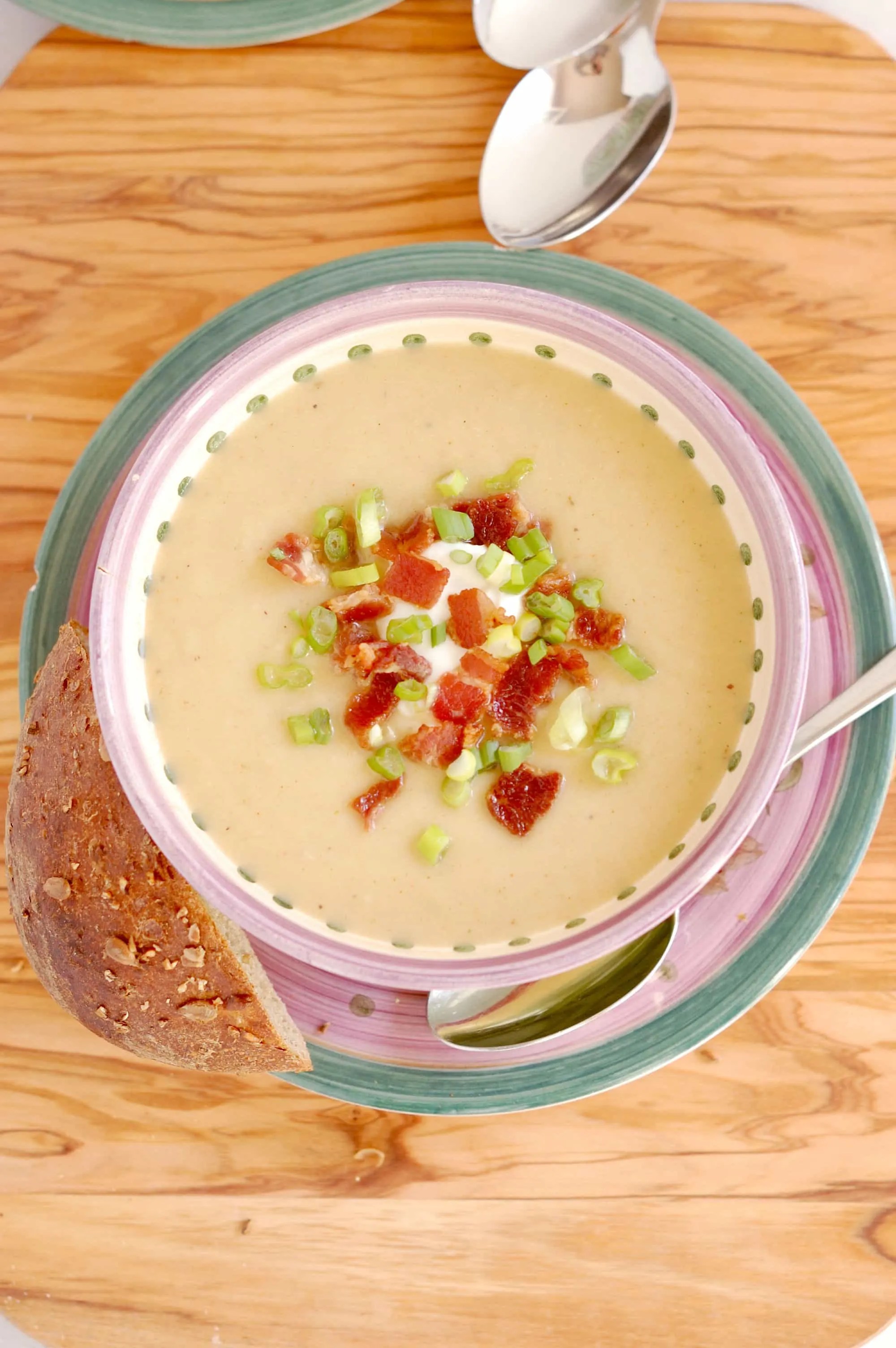 Celeriac, Leek & Potato Soup Baking Sense