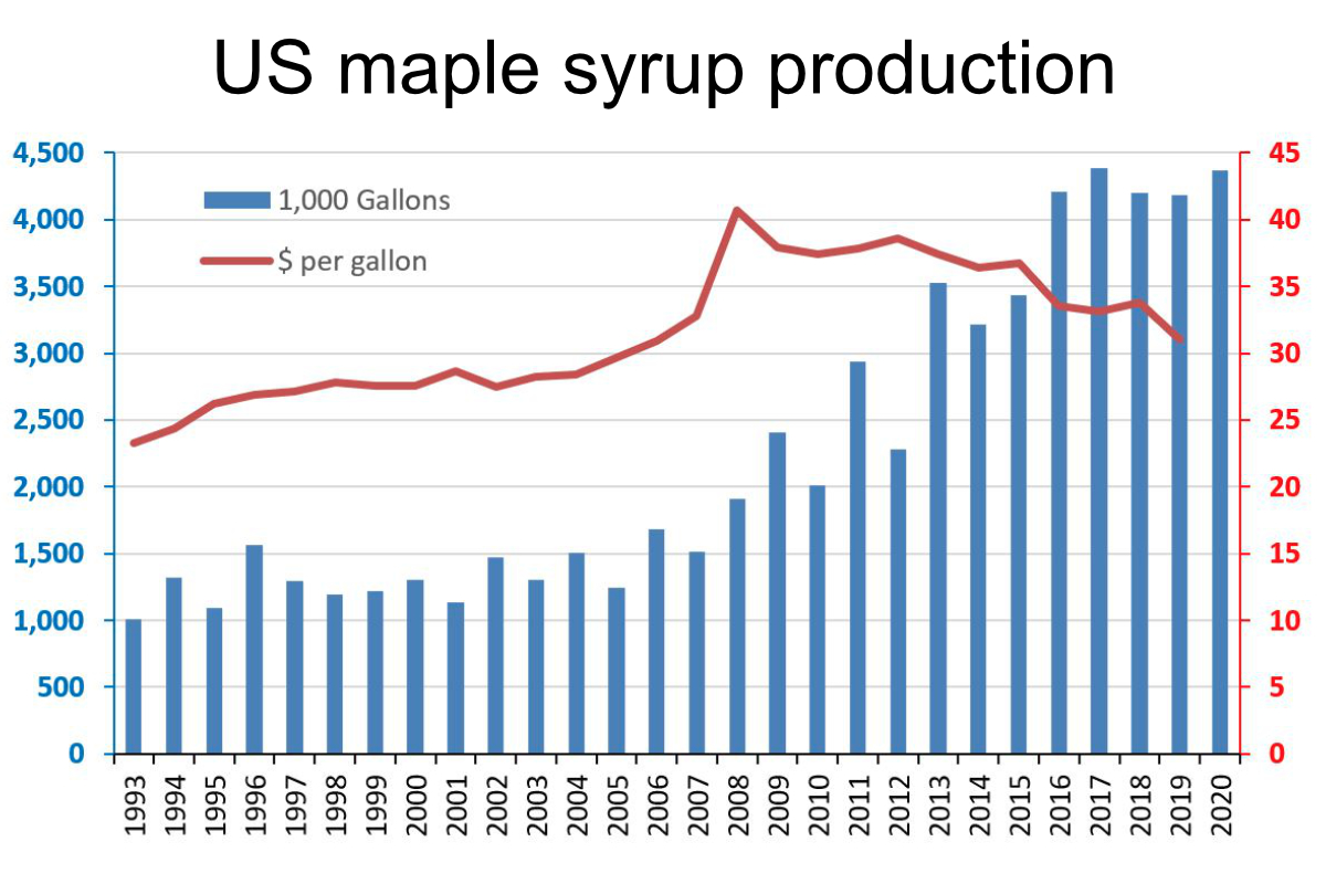 US 2020 maple syrup production up 4.6 20200618 Baking Business