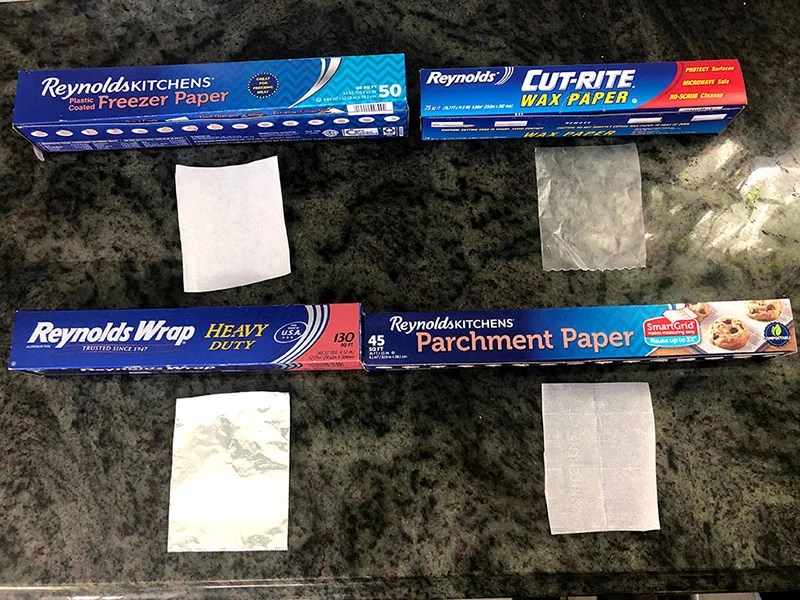 Foil vs Parchment vs Wax vs Freezer Paper A Complete Guide Baking