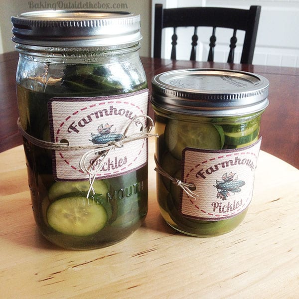 Farmhouse Pickles Recipe Baking Outside the Box