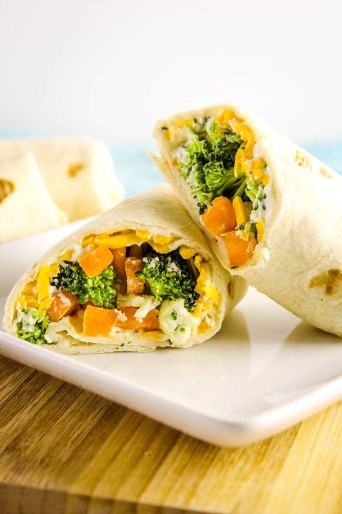 Easy Vegetable Pizza Wrap Baking You Happier