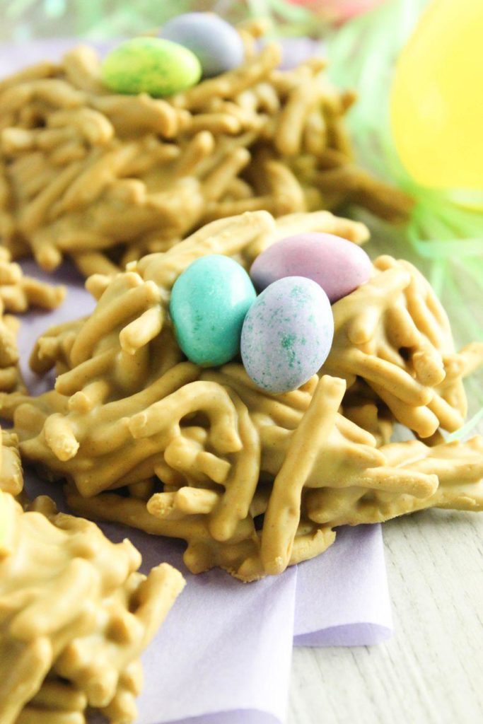 Butterscotch and Peanut Butter Bird Nest Cookies Baking You Happier