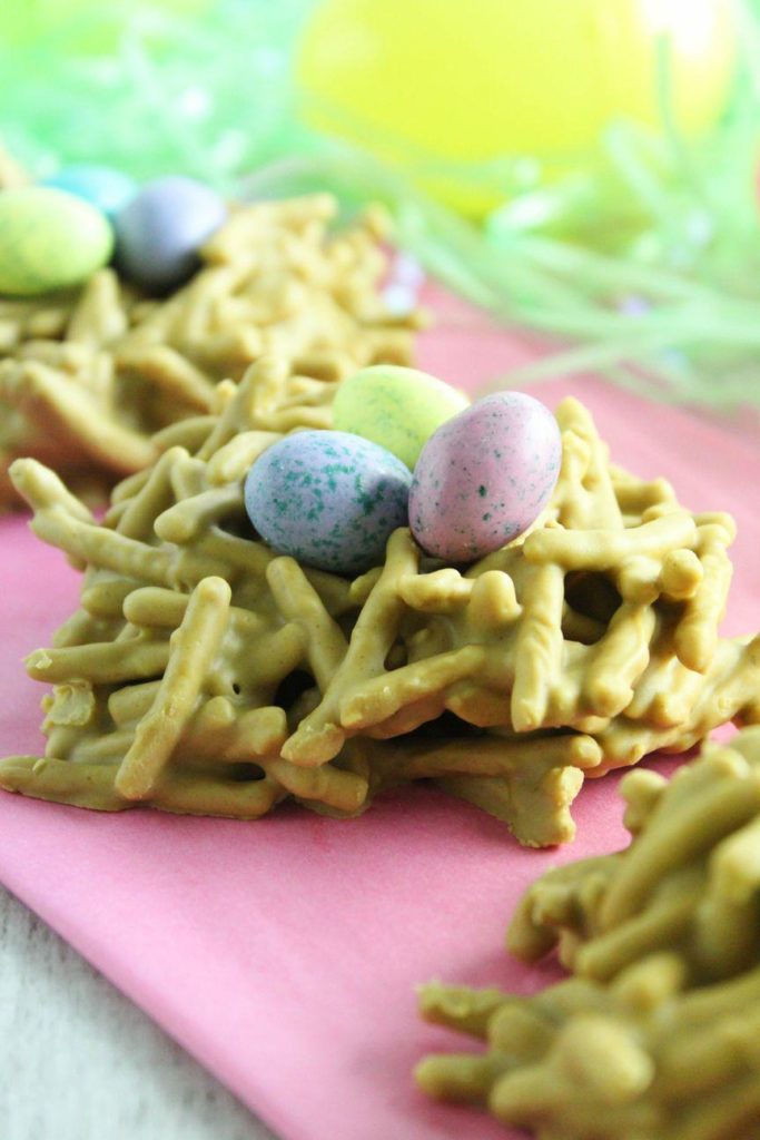Butterscotch and Peanut Butter Bird Nest Cookies Baking You Happier