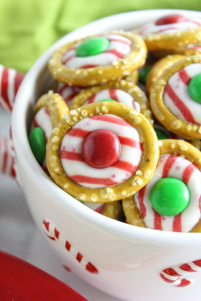Peppermint Pretzel Bites Baking You Happier