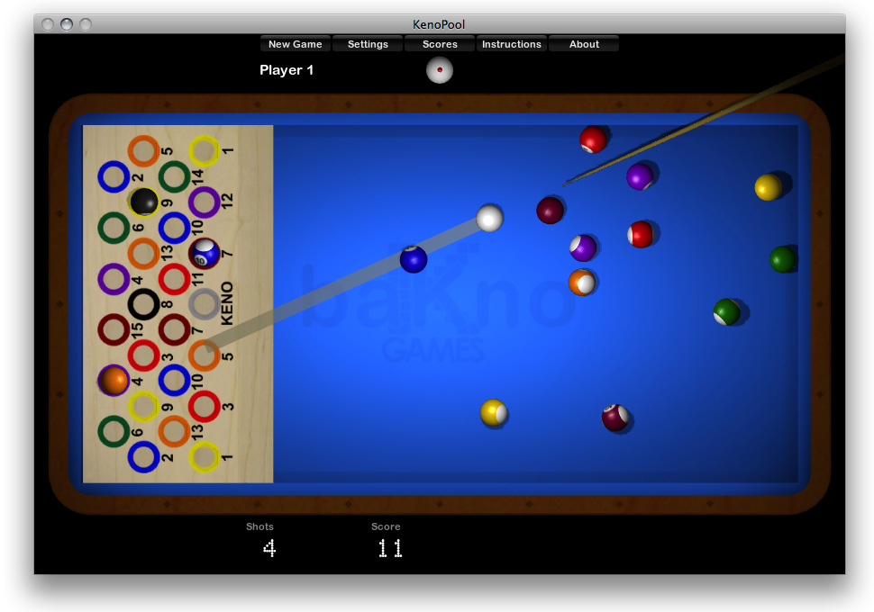 baKno Games Keno Pool for Mac, Windows and iOS