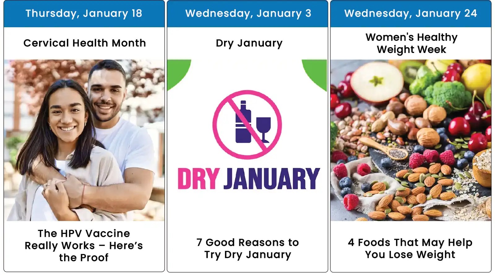 January 2024 Health Observances Calendar Baldwin Publishing January 2024 Health Observances Calendar Baldwin Publishing