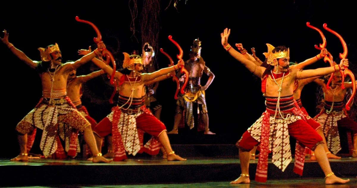 Arjuna on Wayang Wong Bali Group Organizer
