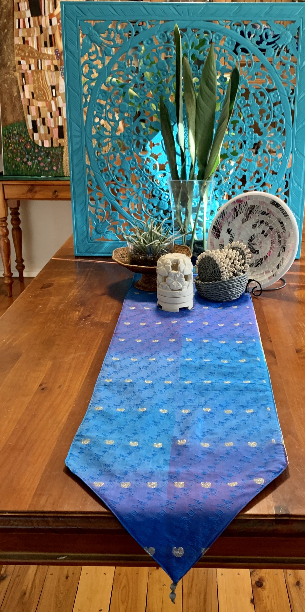 Sari Fabric Table Runner 2m Balikarma Online Shop