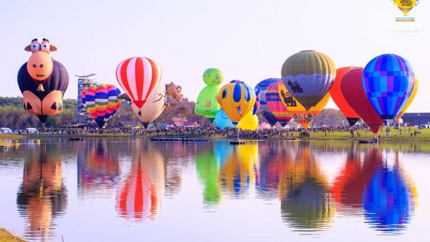 Balloon Fiesta Park Events 2023 Singha Park Chiangrai Balloon Fiesta Chiangrai Thailand