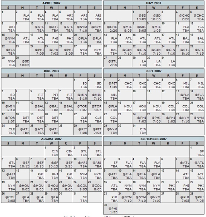 Nationals Baseball Schedule 2024 Ballparks of BaseballNational League Schedules