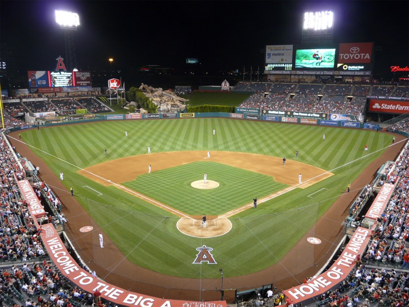 Angel Stadium, Los Angeles Angels ballpark Ballparks of Baseball