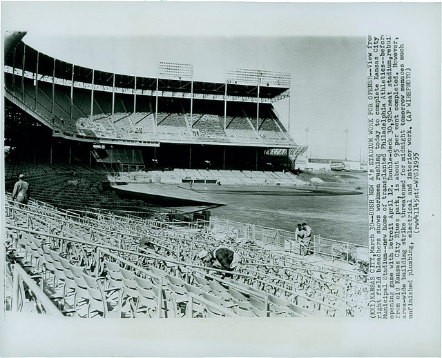 Kansas City Municipal Stadium history, photos and more of the Kansas City Athletics & Royals
