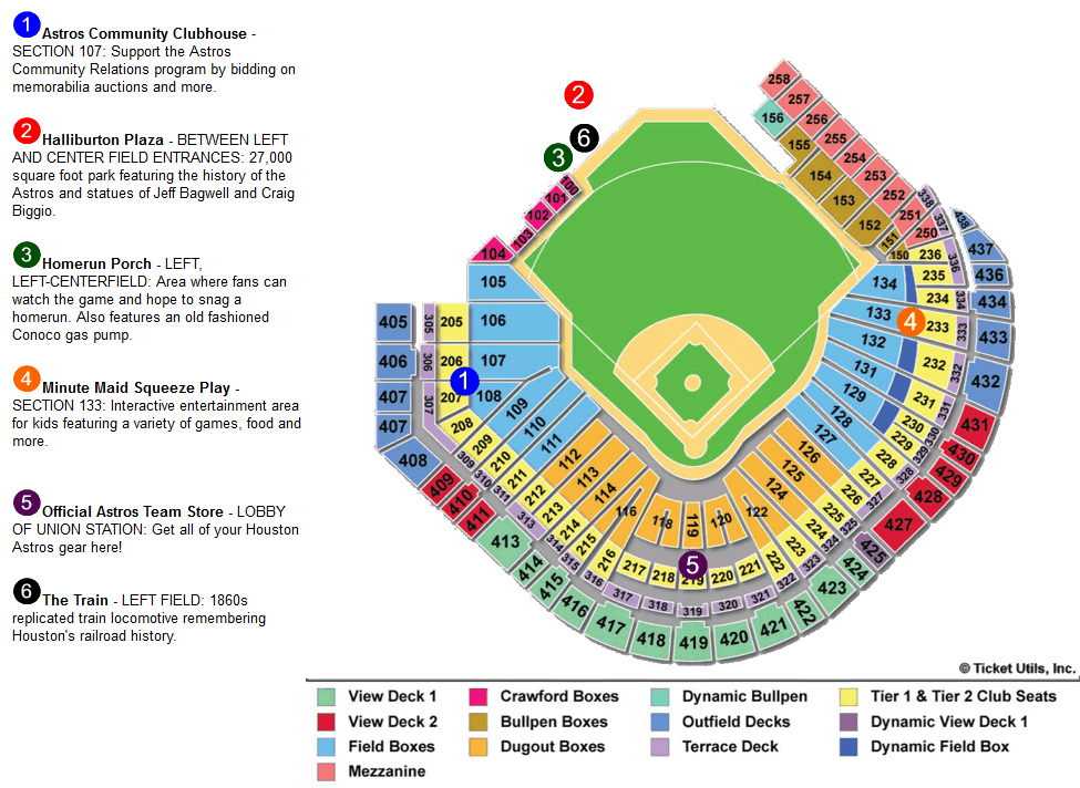 MLB Ballpark Seating Charts, Ballparks of Baseball