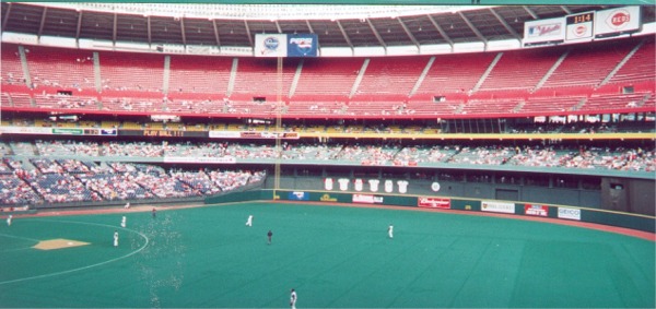 Riverfront Stadium history, photos and more of the Cincinnati Reds