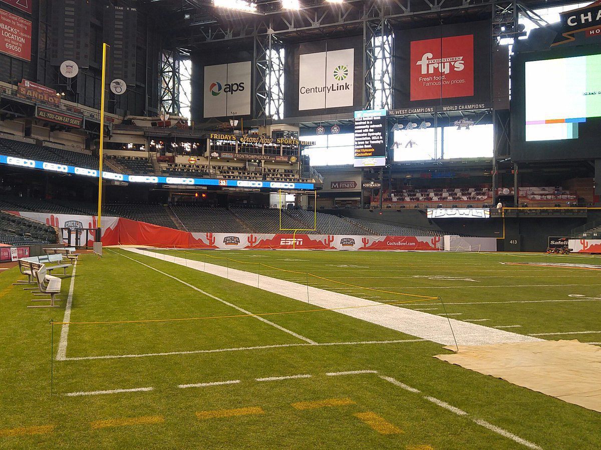 Chase Field conversion How a baseball stadium turns into a football