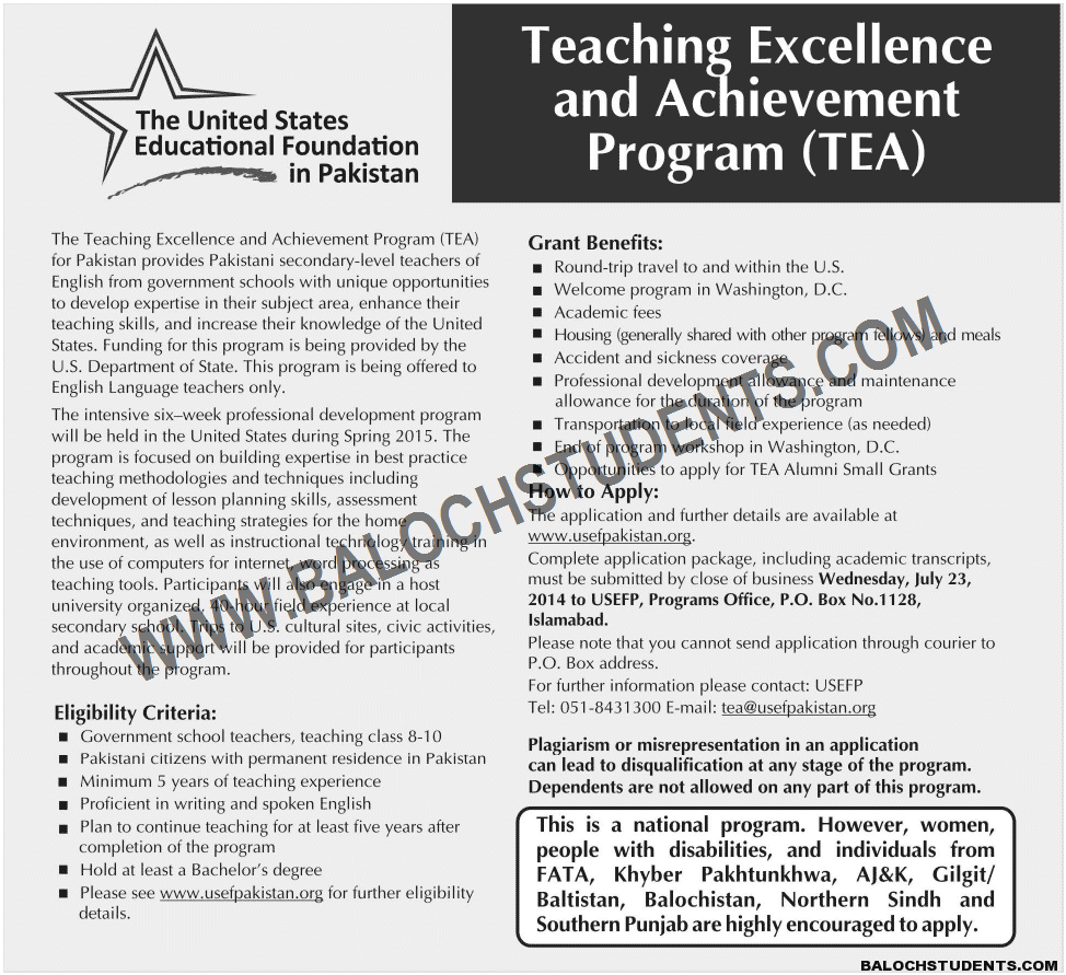 Teaching Excellence & Achievement Program