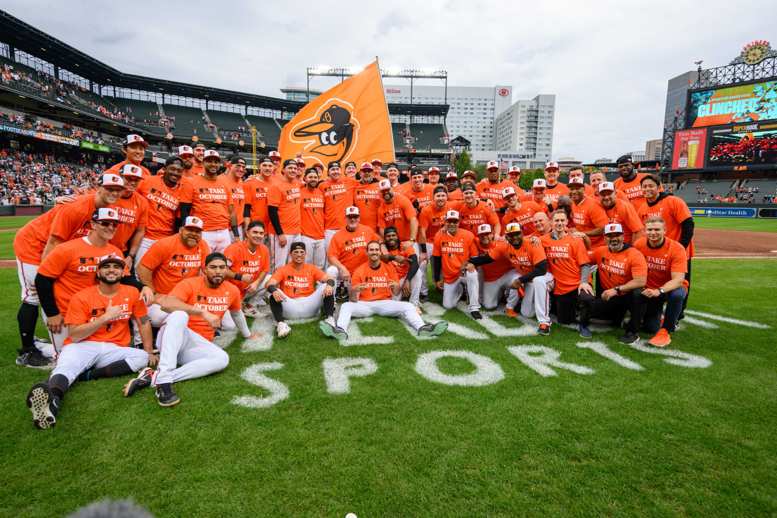 Orioles celebrate playoff berth but know there's much more work to do