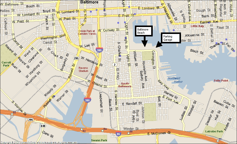 Baltimore Beach Driving Directions