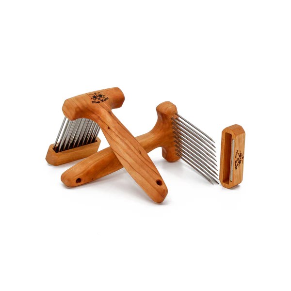 Mini Wool Combs- Single or Double Row - Fine or Extra Fine – Bam Fiber