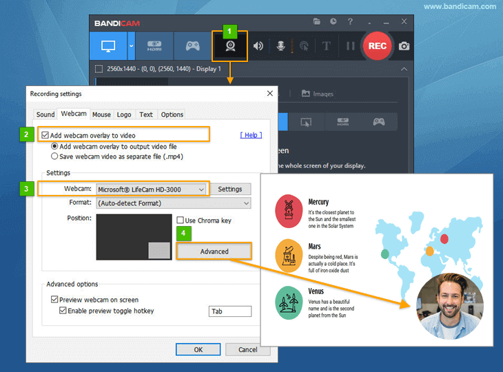 Record Yourself Presenting a PowerPoint or Google Slides Bandicam