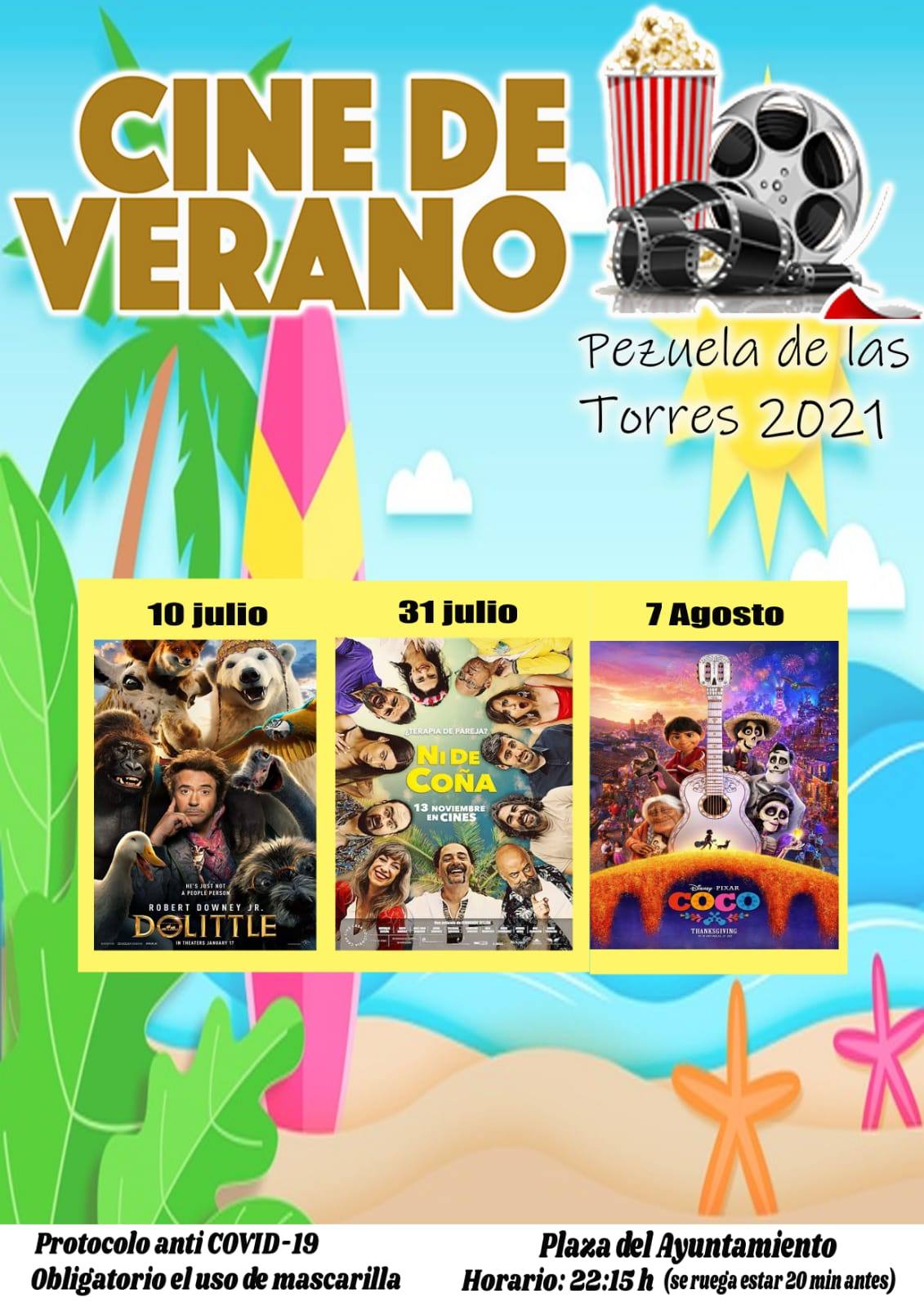 Cartelera del cine de verano