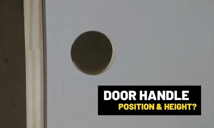 What is the standard door handle height? Installation guide (2022)