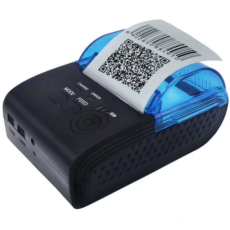 Bluetooth Mobile Handheld Portable Barcode Mini Thermal Label Printer